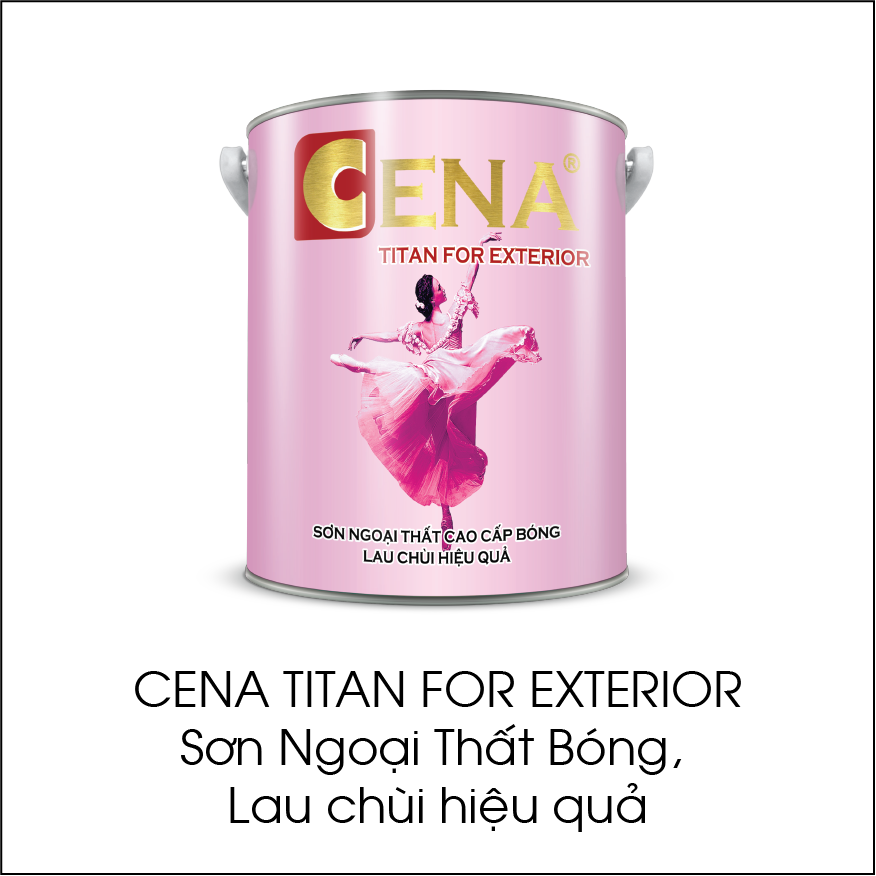 Cena Titan For Exterior sơn ngoại thất bóng, lau chùi hiệu quả